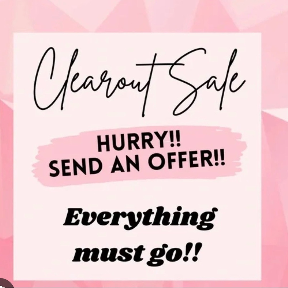 SEND YOUR BEST OFFER! EVERYTHING NEEDS TO GO!!!!